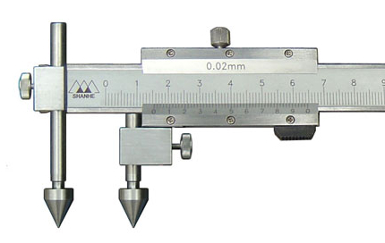 中心距锥测头游标卡尺
