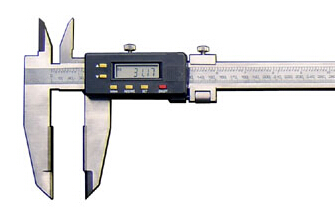 合金量面双刀爪数显卡尺