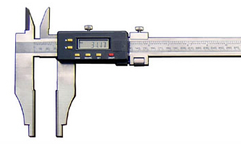 合金量面双内爪数显卡尺