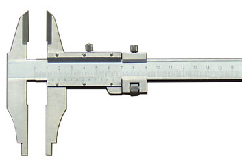 双外爪游标卡尺